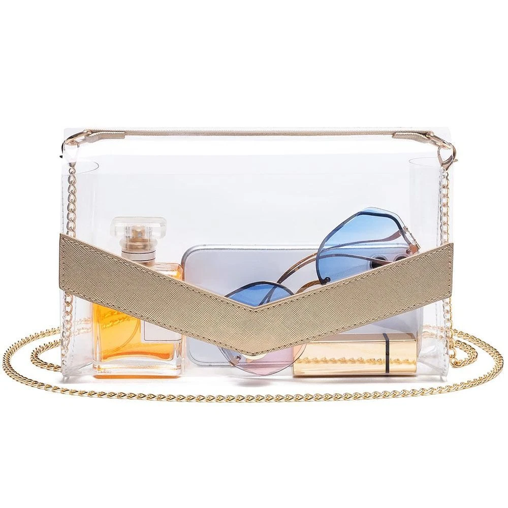 Approved Backpack Large Capacity Clear Purse Clear Bag Handbag Crossbody Bag