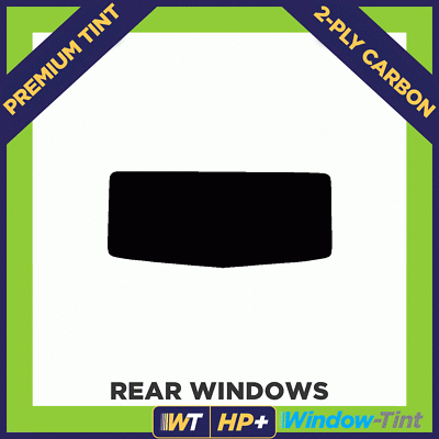 Pre-Cut Window Tint For Renault Trafic Van Rear (2002-2014) - 5% Limo Black Glossy