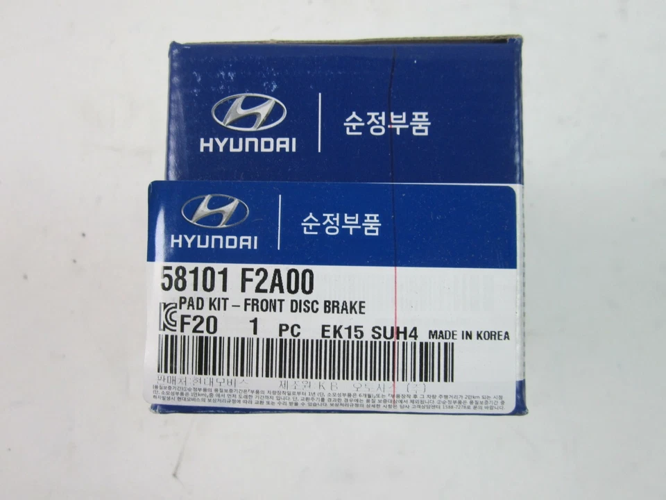 Genuine Disc Brake Pad Set for 2017-2020 Hyundai Elantra W/O SPORT 58101-F2A00 Foto 4 de 4