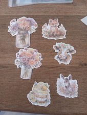 6X PAPER DIE CUTS FOR SCRAPBOOKING/JOURNALS MIXED PD128 