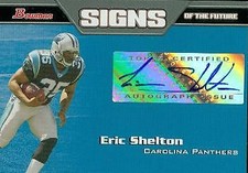 Eric Shelton autographed Football Card 2005 Bowman Signs of the Future #SF-ES