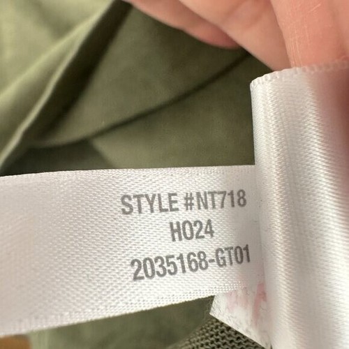 T-shirt donna Madewell taglia small verde oliva relaxed manica lunga nuova con etichetta **DIFETTOSA** - Foto 3 di 8
