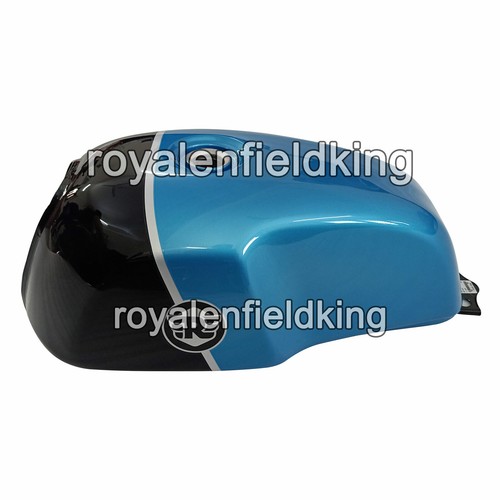 Genuine Royal Enfield GT Continental 650 Ventura Storm Blue Gas Fuel Tank - Picture 6 of 9