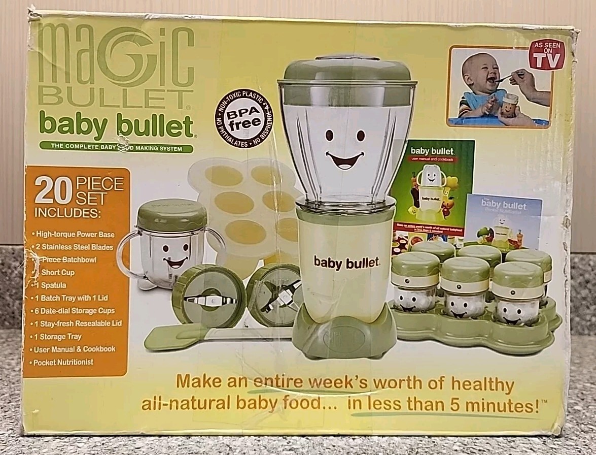 Magic Bullet Baby Bullet Blender Complete Baby Food Making System 20 Piece 2015