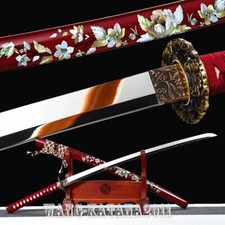 Authentic Handmade Sharp Japanese Samurai Katana Sword High Carbon Steel Blade