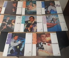JAMES BOND 007 - LOT O 8 LASER DISC - ROGER MOORE SEAN CONNERYCOLLECTION