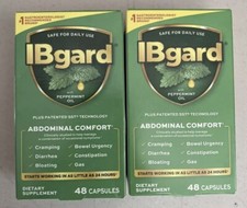 2X IBgard Abdominal Comfort 48 Capsules Exp: 2026