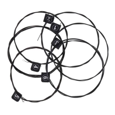 6pcs/lot Nylon + 3 %Polyester Classic Guitar String NX35-C Color Plated DSCR