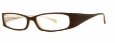 Calabria Vivid 738 Designer Blue Light Blocking Glasses Mocha Ladies Cateye 54mm