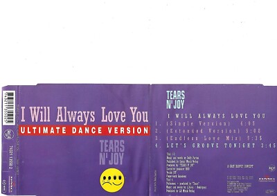 Maxi CD Tears N´Joy I Will Always Love You Ultimate Dance Version