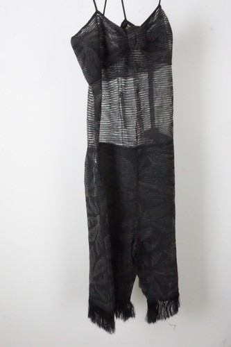 Mameluco para mujer Giorgio Armani azul oscuro gris lazo talla 42 TOTALMENTE NUEVO - Imagen 2 de 4