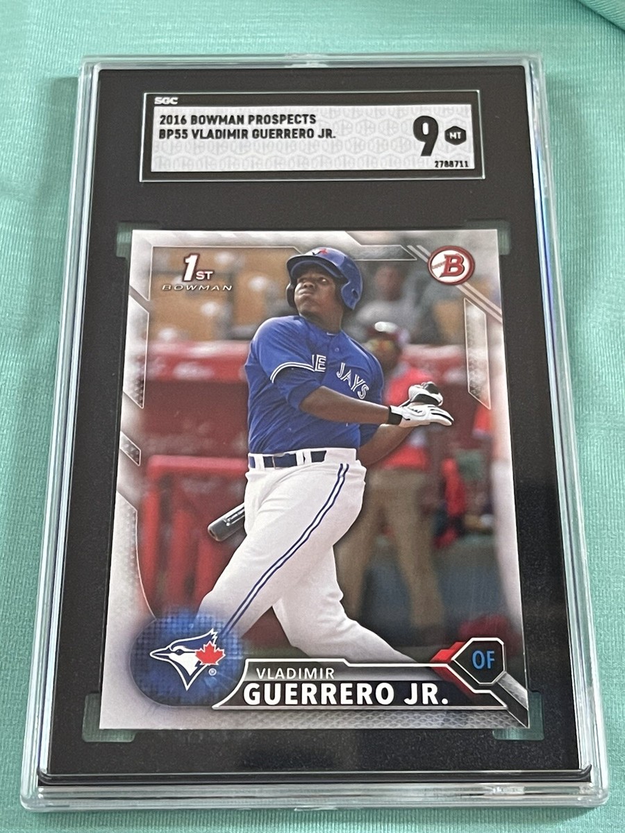 2016 Bowman Vladimir Guerrero Jr. Rookie Card #BP55 - Toronto Blue Jays First Bowman Prospect