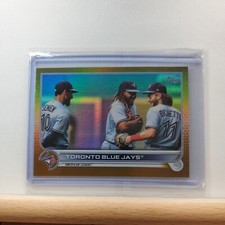 2022 TOPPS Series 1 Baseball Toronto Blue Jays base GOLD Foil/HOLO card # 109