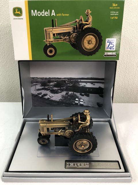 gold john deere tractor