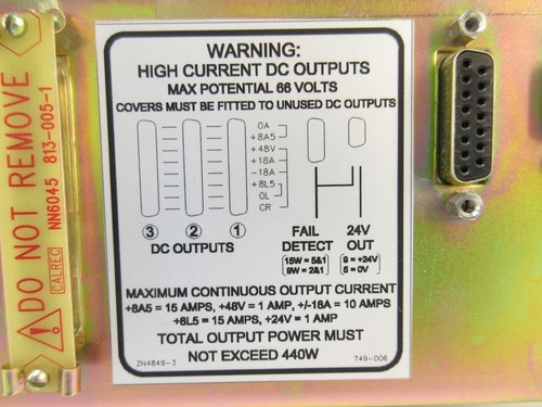 Fuente de alimentación multirail Calrec ZN4849 para escritorio digital Sigma 440 vatios - Imagen 8 de 8