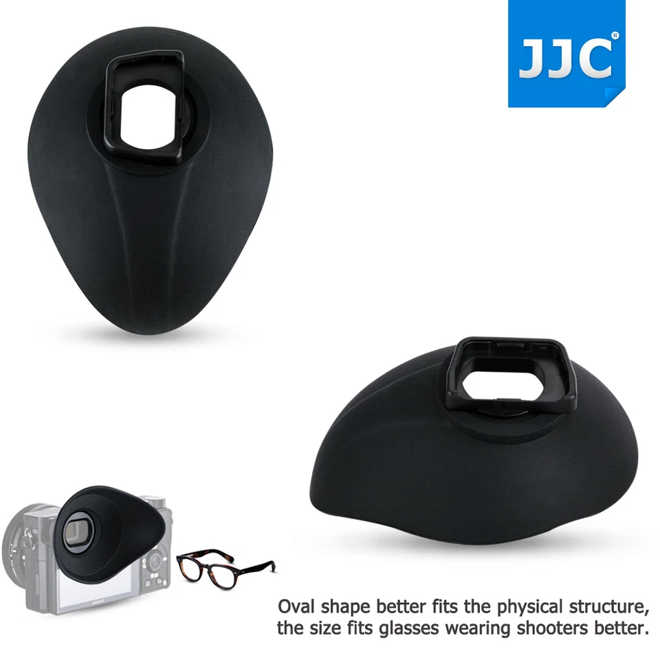Ocular suave ovalado JJC para Sony A6300 A6000 NEX-6 NEX-7 como usuario de gafas FDA-EP10 Foto 2 de 4