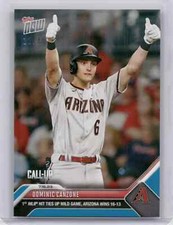 🟦 DOMINIC CANZONE 1st Hit Rookie BLUE 13/49 Diamondbacks 2023 Topps Now #585 📈