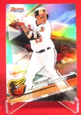 Manny Machado Bowman's Best Refractor 2017 TOPPS Baseball Card #8