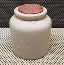 Ancien Pot  Moutarde de Meaux en Grès Poterie LAB Lagny Collection