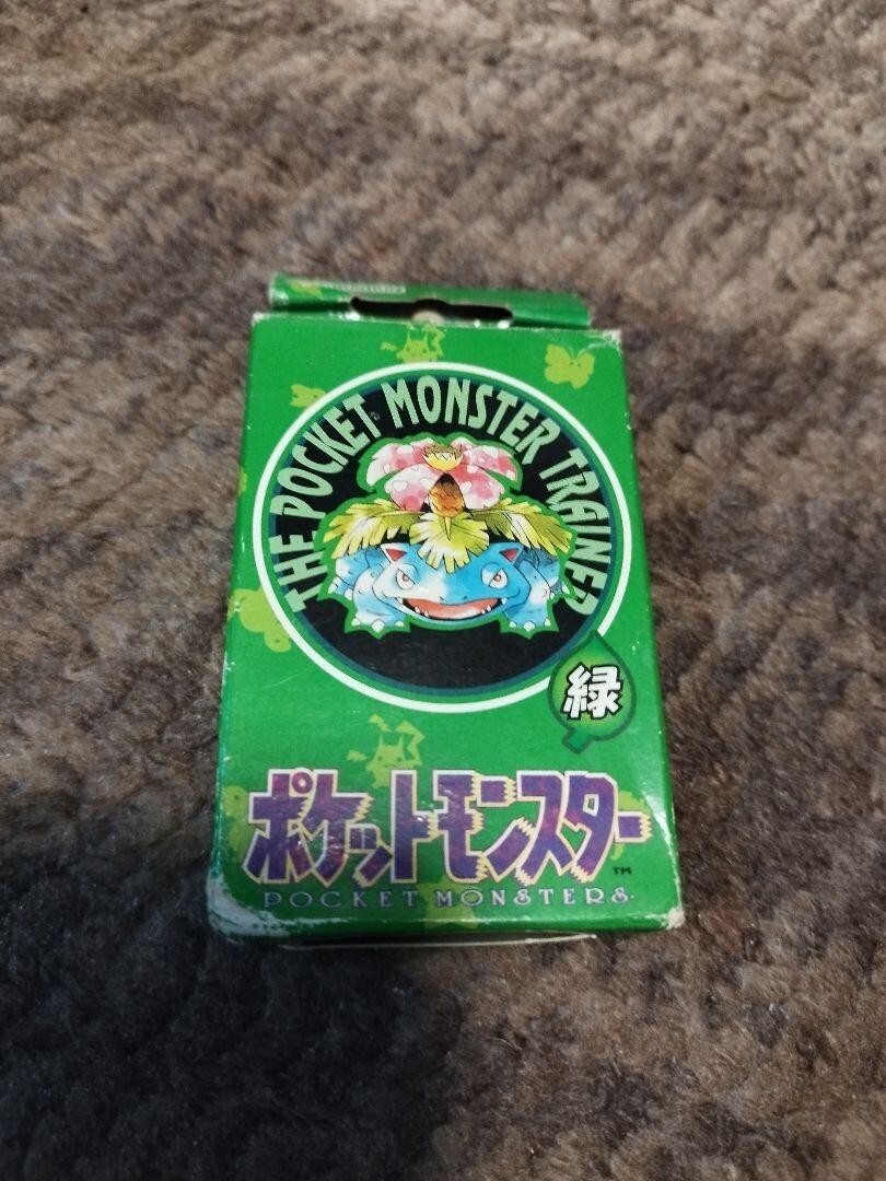 Pokemon Playing Cards Poker Green Venusaur Nintendo 1996 54 sheets