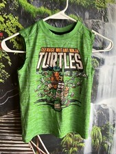 Nickelodeon Tank Top Ninja Turtles 5/6 Years Old Boys