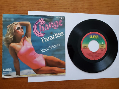 CHANGE - PARADISE | VINYL SINGLE 7'' | WEA 79 196 | SUPER ZUSTAND