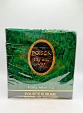 POISON BY CHRISTIAN DIOR 200G PERFUMED DUSTING POWDER (NEW WITH BOX & SEALED)