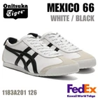 Onitsuka Tiger MEXICO 66 WHITE / BLACK 1183A201 126 UNISEX NEW!!