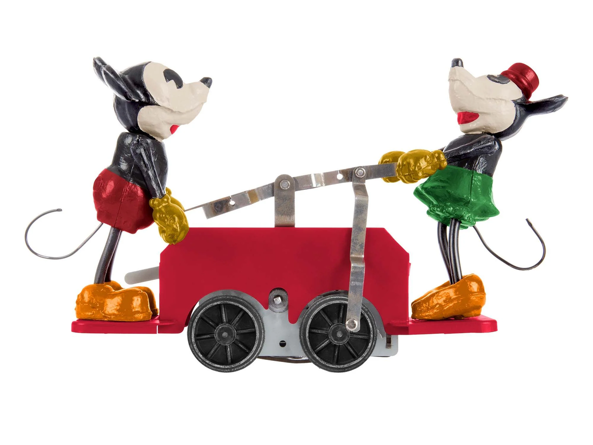 Lionel 2335190 O Gauge Mickey and Minnie Handcar - Red | eBay