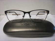 KAY UNGER  EYEGLASSES FRAME K183 BROWN  53-15-140-35V  WITH CASE AUTHENTIC