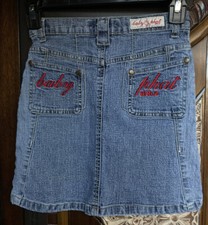 Vintage Baby Phat Girlz Denim Jean Skirt Size 8 Y2K
