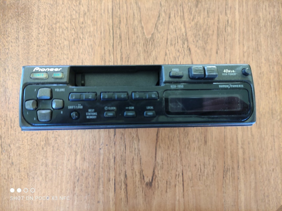 Vintage Pioneer KEH 1950 Radio Cassette Player Radio Car Stereo