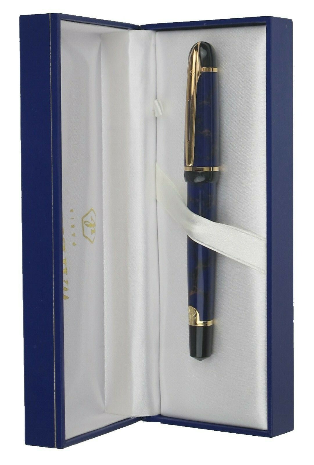 Waterman  Phileas Rollerball Pen  Purple Swirl Marble & Gold  In Box *