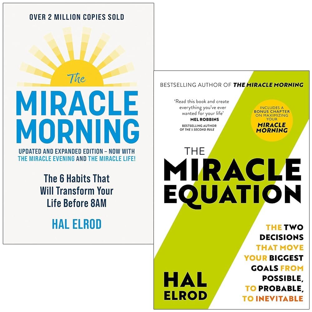 Hal Elrod Collection 2 Books Set (The Miracle Morning, The Miracle Equation)