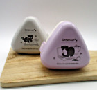 2025 Can do  Onigiri case 2pcs Cat Loosen up  purple For  Lunch Box Bento