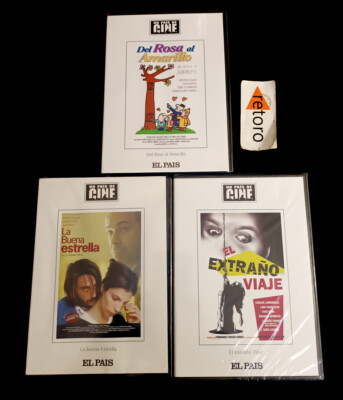 LOTE La Buena Estrella El Extraño Viaje Del Rosa 3 DVD Video Cine Español Nuevo