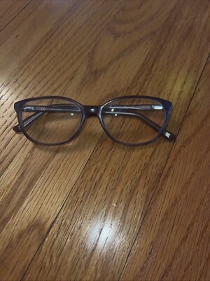Escada VES 258 FRAMES ONLY Brown Cat Eye Full Rim Frame Italy 140