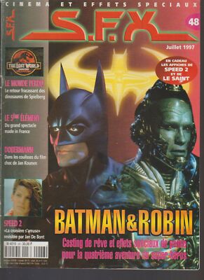 SFX S.F.X # 48 Batman & Robin Speed 2 Lost World Schwarzenegger ...