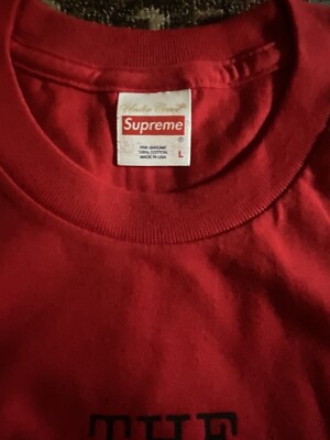 Supreme Undercover / Public Enemy Counterattack LS Tee Red Large