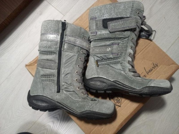 Women Ecco Boots Grey Other