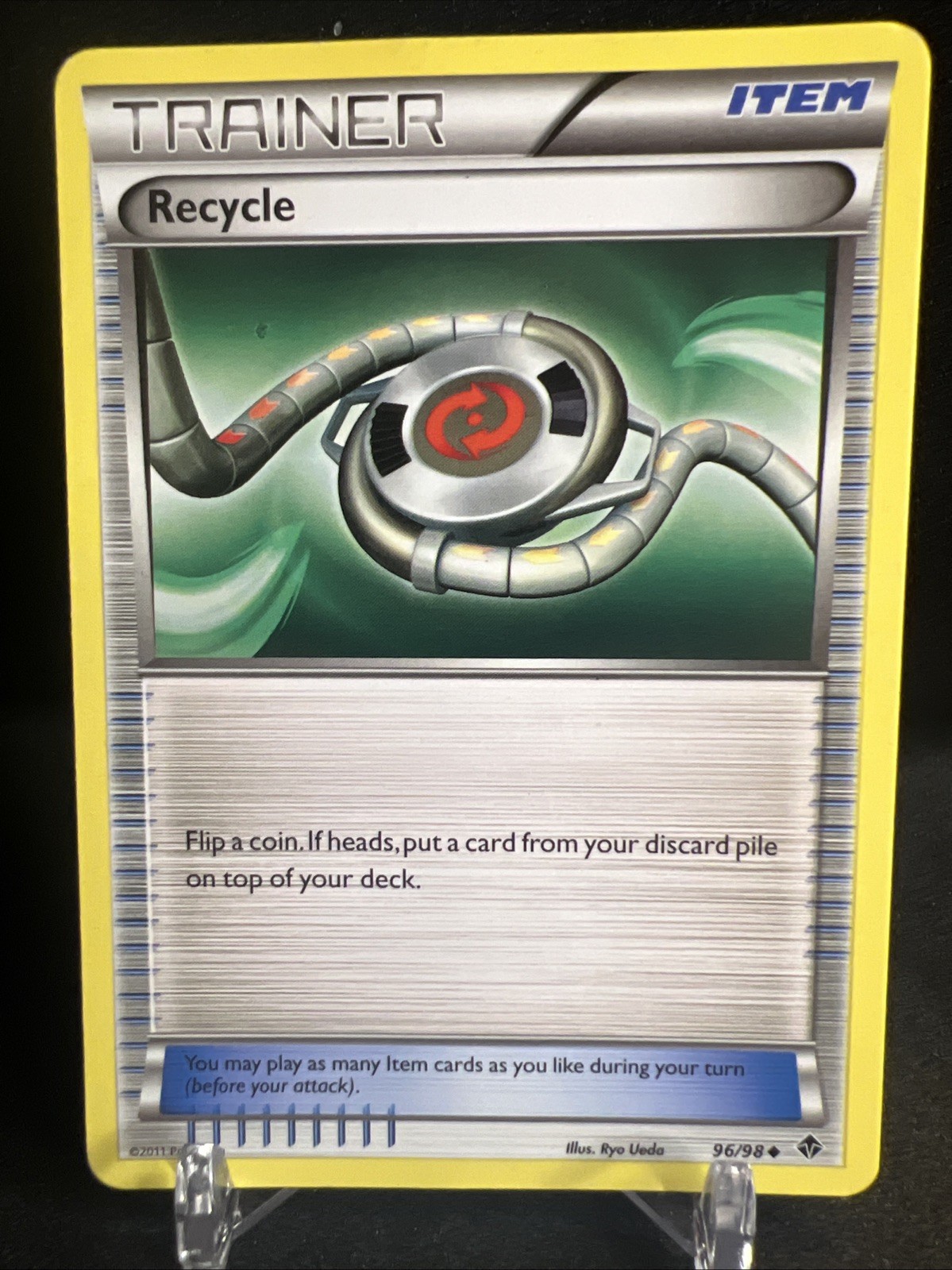 Recycle 96/98 Uncommon Emerging Powers Pokemon Card 2011