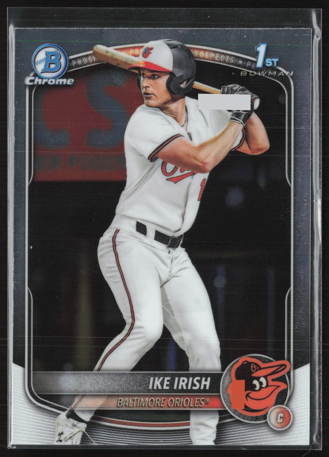 2025 Bowman Draft Ike Irish Chrome Baltimore Orioles #BDC-16 1st Prospect
