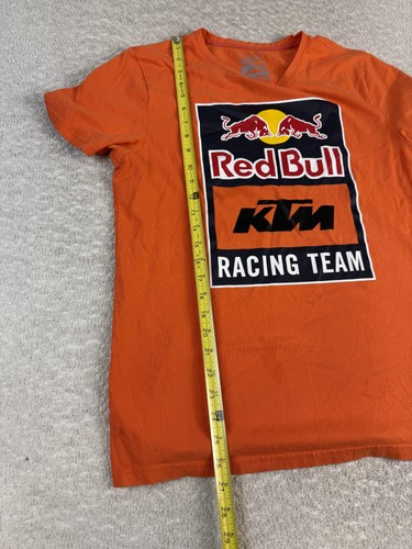 Red Bull KTM Racing Team Shirt Mens Medium Orange Motorsport Graphic Tee - Picture 4 of 8