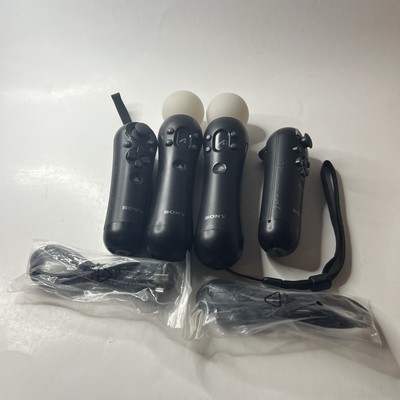 x2 PlayStation 3 4 Motion (CECH-ZCM1U) & Navigation (CECH-ZCS1U) Controller Lot