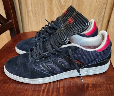 Adidas Busenitz Pro Black Scarlet Skateboard Sneaker Sambas BB8438 Sz 11.5  2016