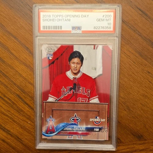 Topps 2018 Opening Day Shohei Ohtani #200 PSA 10 Rookie Angels Baseball Card