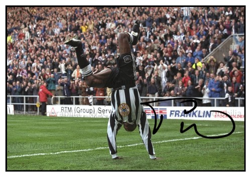 12475. Faustino Asprilla Signed Pictures (A4 Prints) Newcastle Colombia Parma