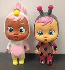 Lot Of 2 Cry Babies Magic Tears 4  Dolls NO A...