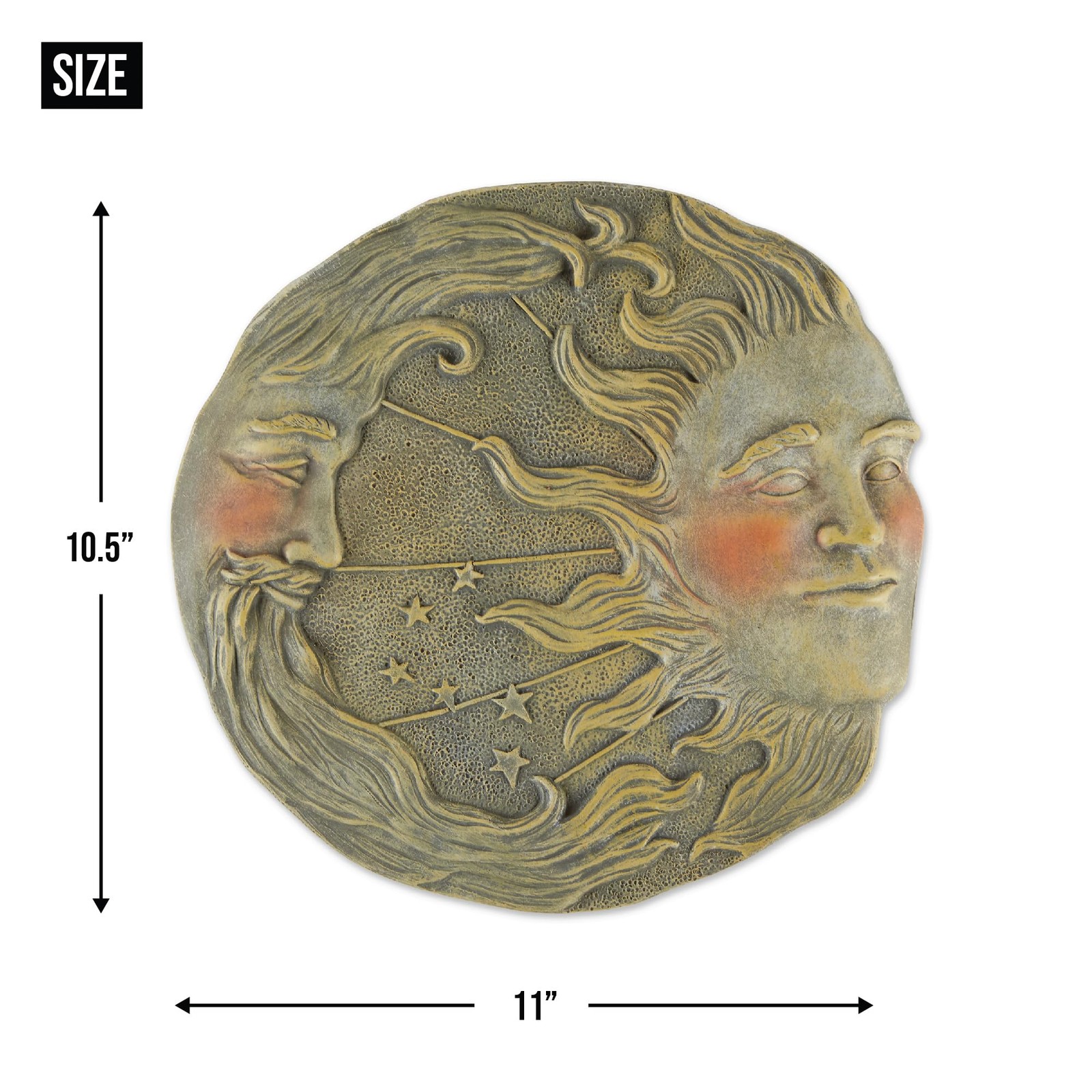 Gifts & Decor Celestial Sun Moon Star Wall Plaque for Living Room thumbnail 7