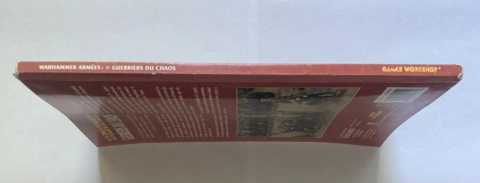 CODEX Livre Book WARHAMMER Armée GUERRIERS DU CHAOS - GAMES WORKSHOP - 2008 FRA - Photo 3/4